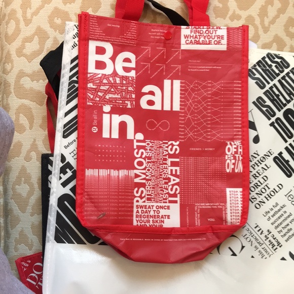 Lululemon totes, 3-large 1- small - Picture 2 of 3